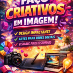 Eu vou fazer imagens de criativos, artes e banners personali...