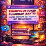 Eu vou fazer imagens de criativos, artes e banners personali...