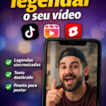 Eu vou legendar o seu vídeo de forma clara e profissional
