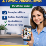Eu vou editar seus videos curtos/fotos.
