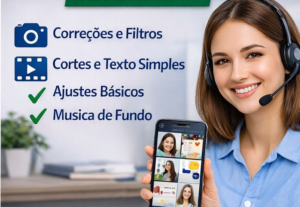 Eu vou editar seus videos curtos/fotos.