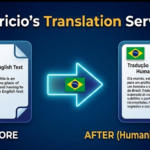 Eu vou traduzir seus textos do Inglês para Português