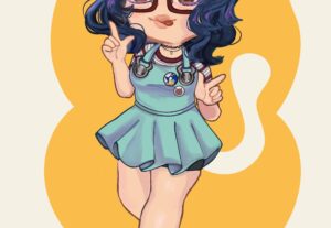 Eu vou fazer uma arte, ilustração, desenho digital para você