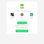 Eu vou criar uma página html simples e rápida.
