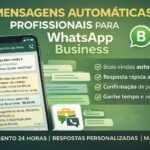 Eu vou criar mensagens automaticas para watts Busines