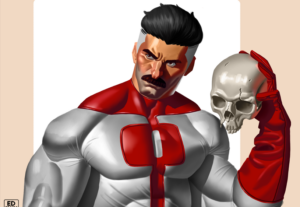 Eu vou fazer um desenho pra você.