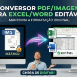 Eu vou Converter seu PDF ou Imagem em Excel ou Word