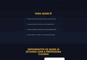 Eu vou fazer sua página de vendas/Landing Page