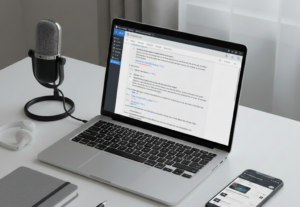 Eu vou ​fazer a transcrição de áudios e vídeos