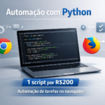 Eu vou fazer Automação de tarefas no navegador Python