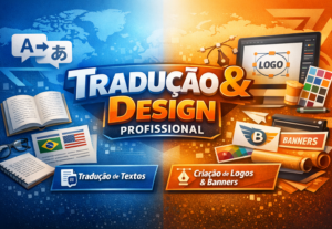 Eu vou fazer Tradução de Textos e Criação de Logos e Banners...