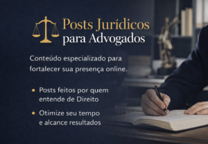 Eu vou criar os posts para o seu Instagram Jurídico
