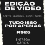 Eu vou editar seus vídeos e propaganda, e fazer um espetácul...