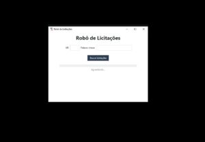 Eu vou fazer Bot para achar licitações do site de compra do ...
