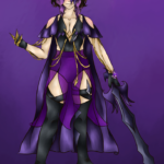 Eu vou fazer um desenho para personagem de rpg ou oc.