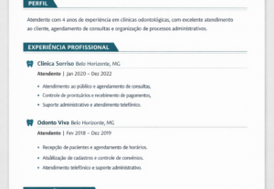 Eu vou fazer currículo completo e carta de apresentação form...