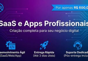 Eu vou Criar seu SaaS landingpage ou app pwa