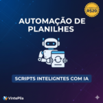 Eu vou fazer Scripts de automação para planilhas