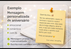 Eu vou Criar mensagens personalizadas para qualquer ocasião