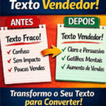 Eu vou Criar, Melhorar e ou revisar seu Texto para Vender Ma...