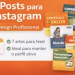 Eu vou criar 7 posts profissionais para Instagram