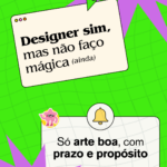 Eu vou criar a arte do seu negócio