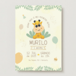 Eu vou criar o seu convite do jeito que você quiser