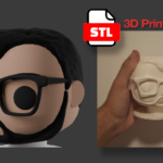Eu vou criar um busto de Funko Pop em 3D para você
