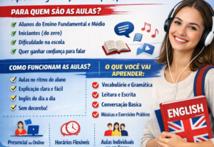 Eu vou Traduzir ou escrever qualquer texto em inglês/dar aul...