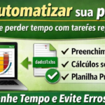 Eu vou automatizar sua planilha excel/google sheets