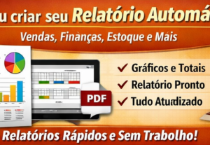 Eu vou criar um relatório automático com suas planilhas