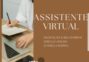 Eu vou fazer digitação e relatórios simples.