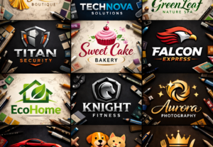 Eu vou Criar a sua Logo Profissional – 4k