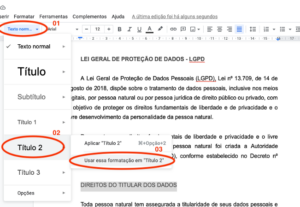 Eu vou fazer Digitação e formatação de textos