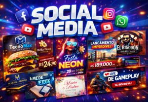 Eu vou Criar Artes para Redes Sociais e Gestão de Social Med...