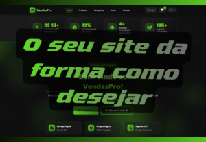 Eu vou fazer o seu site como desejar