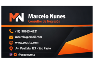Eu vou fazer cartões de visitas que impressionam.