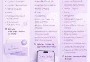 Eu vou fazer o design que mais lhe agradar