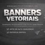 Eu vou fazer um Banner Vetorial profissional em alta resoluç...