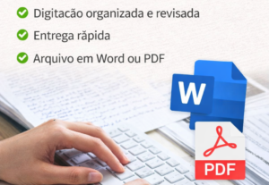 Eu vou Digitar seus textos e trabalhos