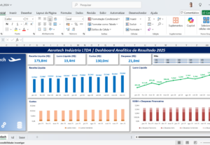 Eu vou criar planilhas e dashboards de contas a receber