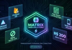 Eu vou criar seu Sistema Web, Site ou Área de Membros... Etc