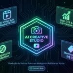 Eu vou criar fotos, vídeos e anúncios virais com I.A
