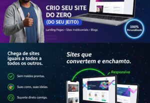 Eu vou fazer seu site do jeito que me pedir