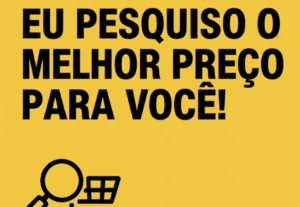Eu vou pesquisar os menores preços e fornecedores para você.