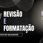 Eu vou fazer revisão de textos e formatação
