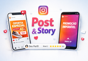 Eu vou criar um post profissional para o seu Instagram