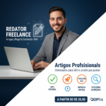 Eu vou fazer artigos e redação