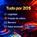 Eu vou criar um logotipo moderno para sua empresa ou loja