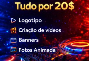 Eu vou criar um logotipo moderno para sua empresa ou loja